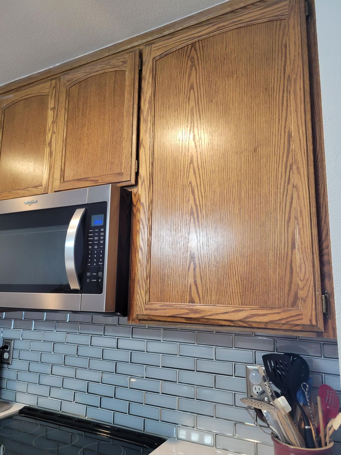 before cabinet refinshes