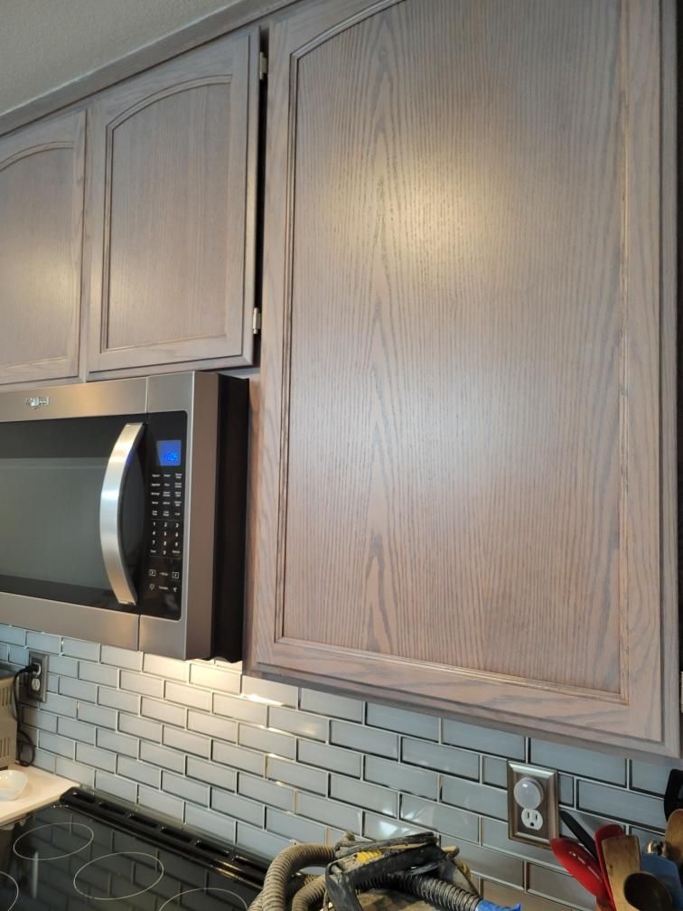 after cabinet refinishes