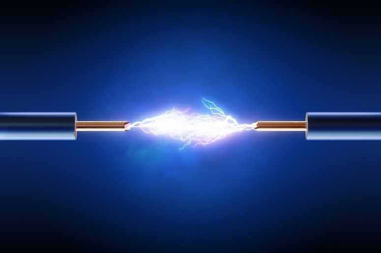 connessione elettrica cavi