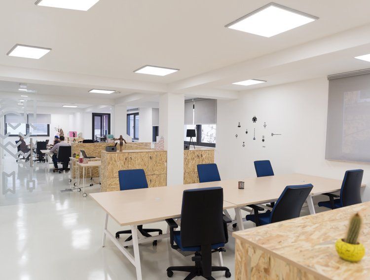 luci a soffitto per uffici