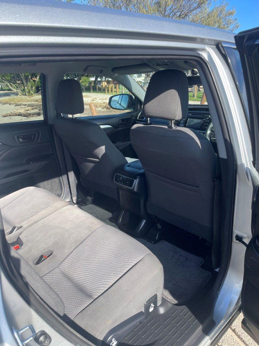 The Back Seat of a Silver Car With the Door Open — Pelican Motors Service Centre In Caloundra West, QLD 