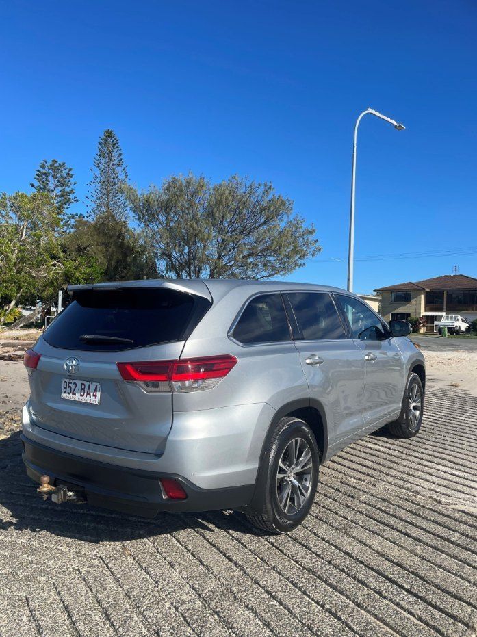A Silver Highlander is Parked in a Parking Lot — Pelican Motors Service Centre In Caloundra West, QLD 