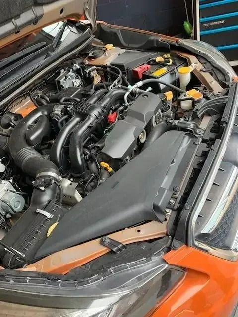 The Engine of a Car is Shown With the Hood Open — Pelican Motors Service Centre In Caloundra West, QLD