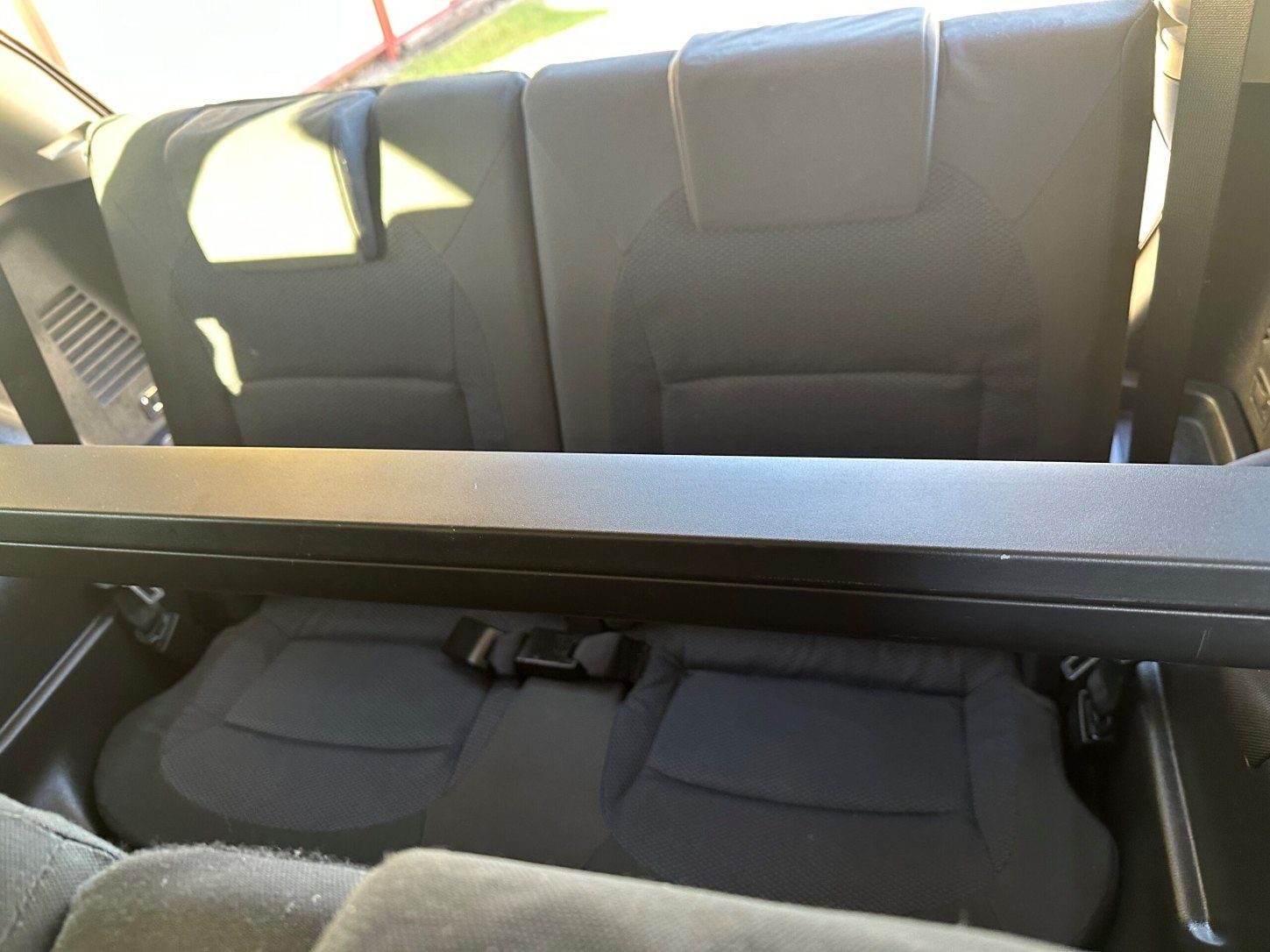 The Back Seat of a Car With a Table in It — Pelican Motors Service Centre In Caloundra West, QLD 