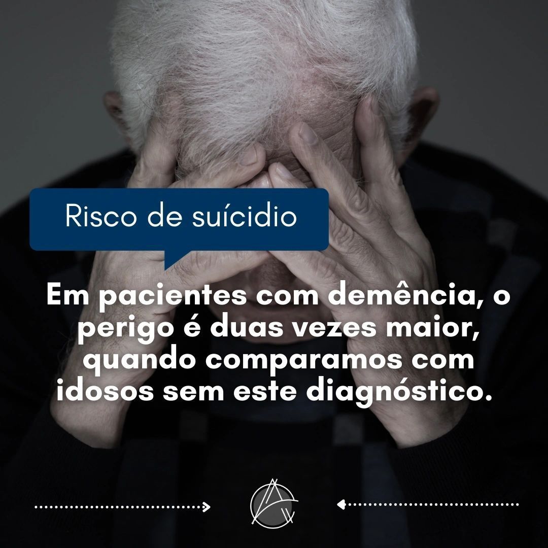 Diagnóstico de demência gera fator de risco para o suicídio
