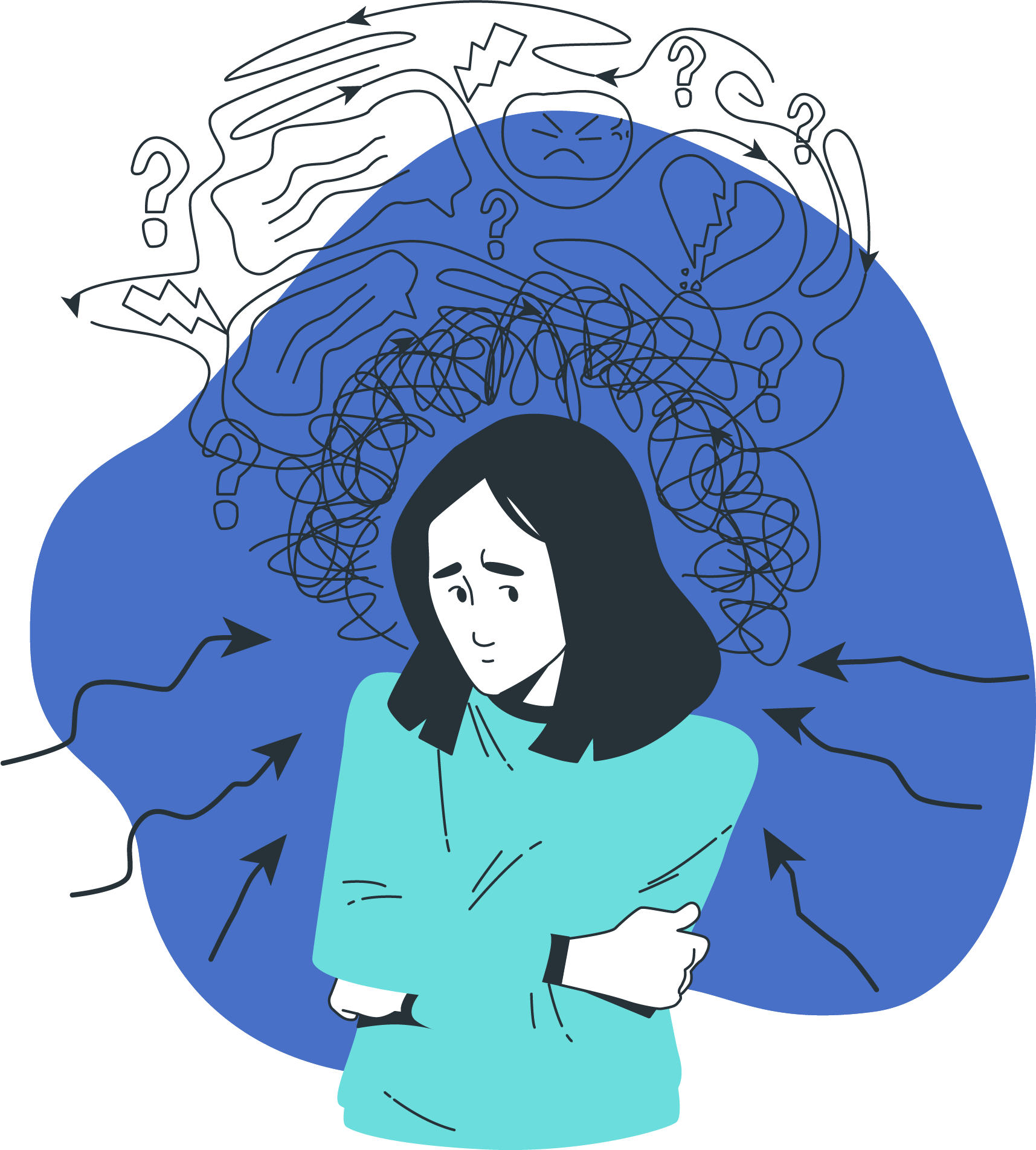 sintomas do transtorno de ansiedade generalizada