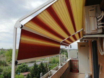 tende da sole a capanno
