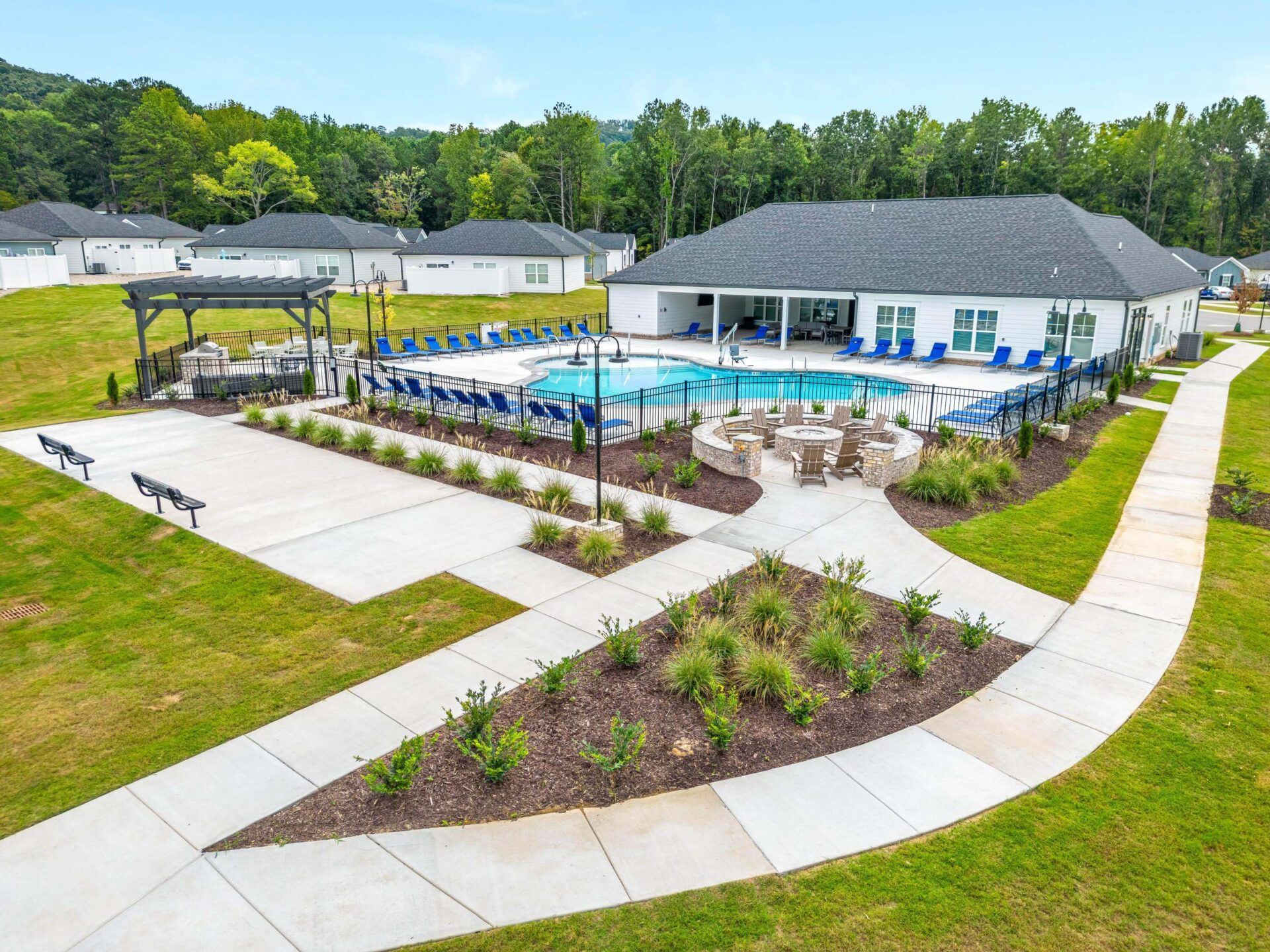 Swimming pool at Hamilton Villas in Chattanooga, TN.