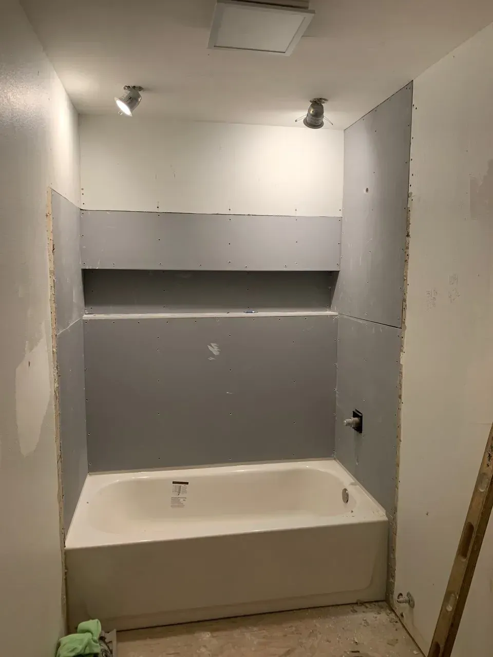 Bathroom During Construction — Anchorage, AK — Alaska Painting & Construction LLC