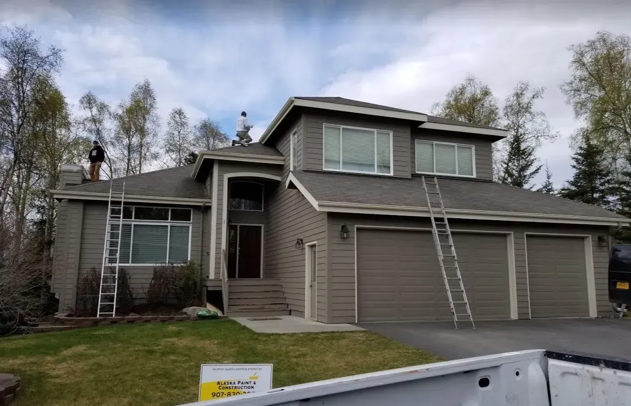 Painting House Exterior — Anchorage, AK — Alaska Painting & Construction LLC