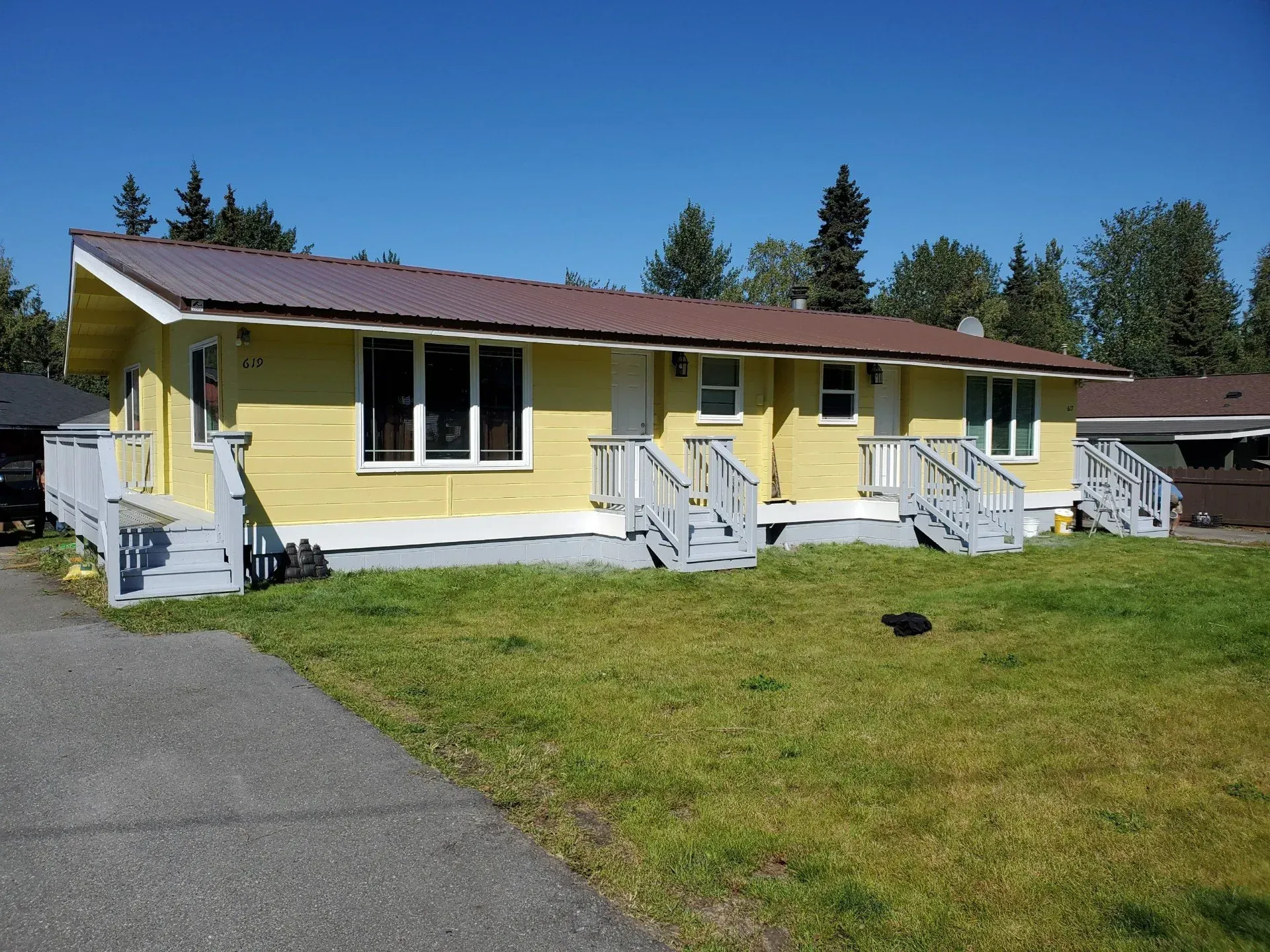 Yellow House — Anchorage, AK — Alaska Painting & Construction LLC