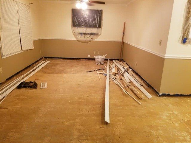 Floor Before Installing Flooring — Anchorage, AK — Alaska Painting & Construction LLC