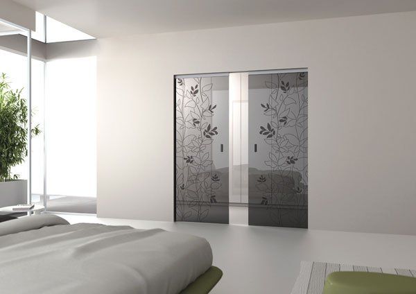 Porte scorrevoli in vetro