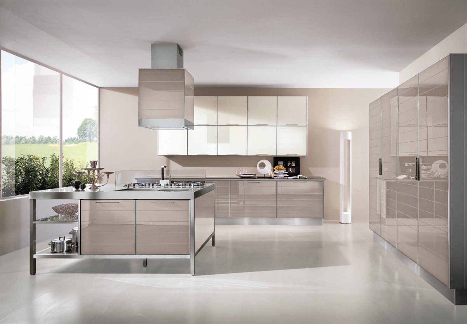 Arredo cucina in vetro