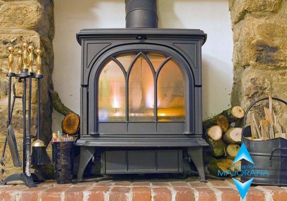 vetro per stufa a legna