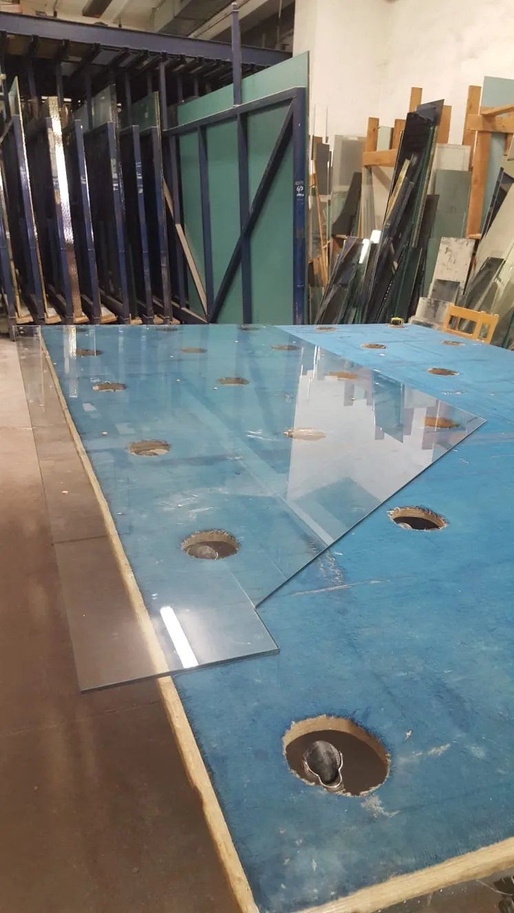 creazione di una vetrata per scale