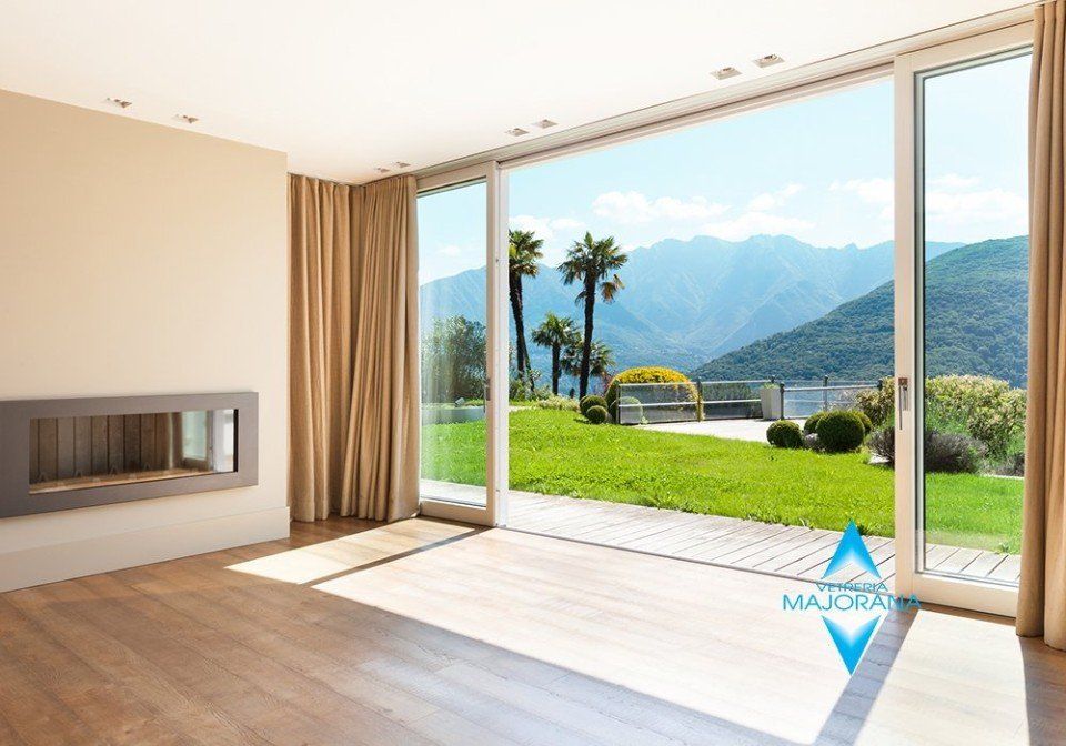 porte vetrate scorrevoli per interni