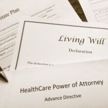 Documents for estate planning, including