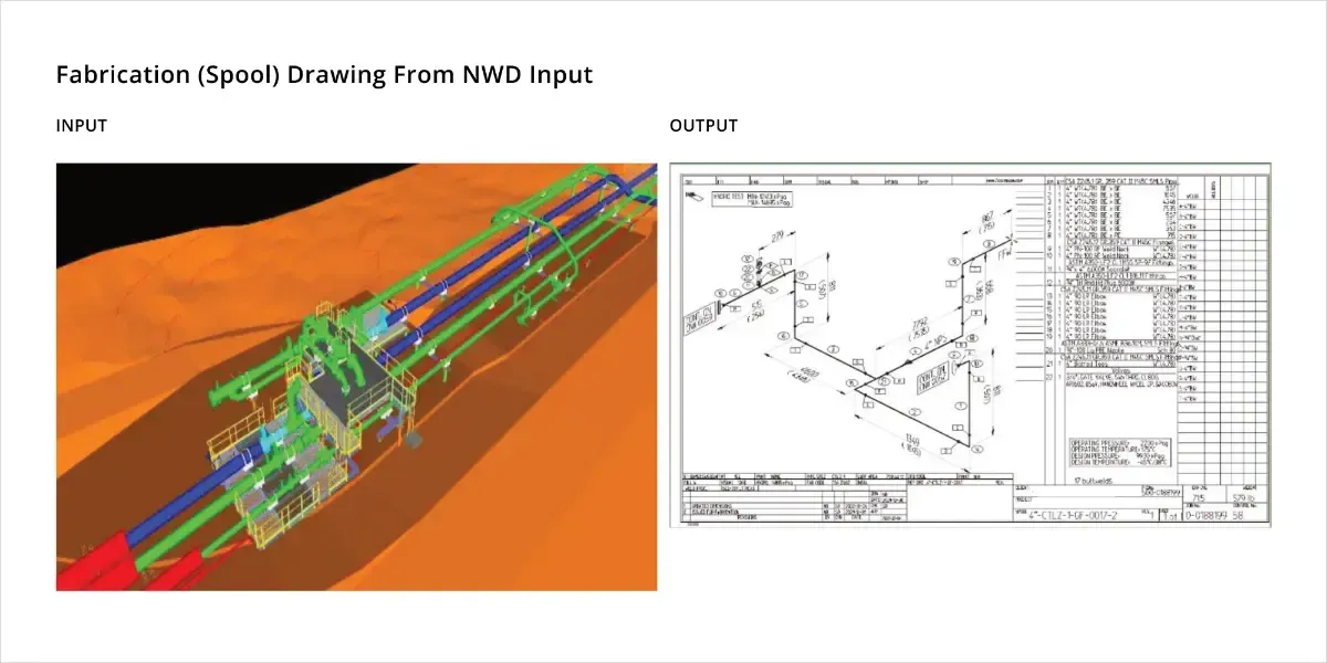a picture of a drawing and a picture of a 3d model