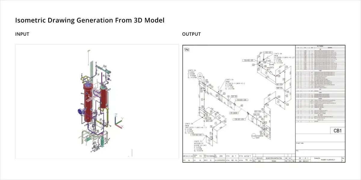 a drawing of a machine next to a drawing of the same machine