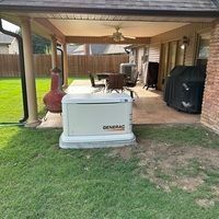 A Generator Near The Backyard Of A House - Woodward, OK - Moyer Electric
