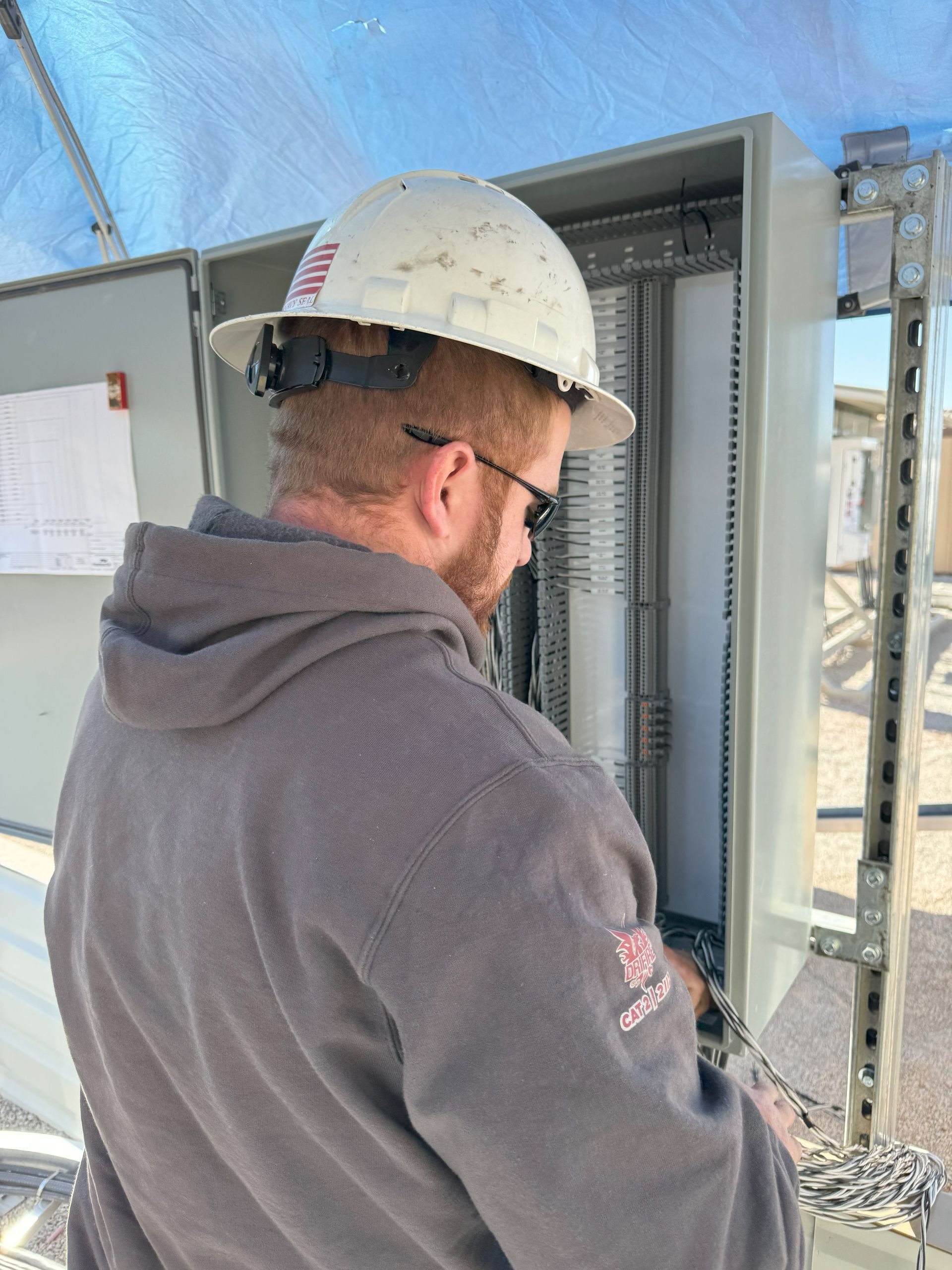 A Man Wearing A Hard Hat - Woodward, OK - Moyer Electric