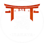 A red Japanese torii gate emblem centered above the kanji character for 