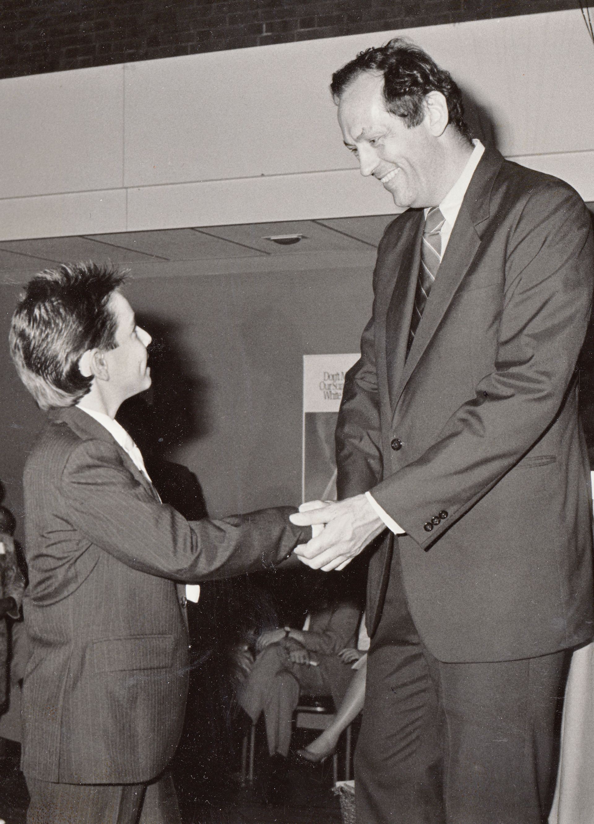 Paul Wichansky with Senator Bill Bradley