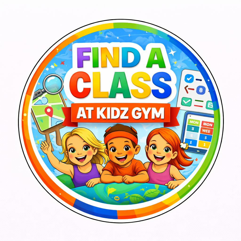 Boy balancing on blocks in a gym, with a coach watching.