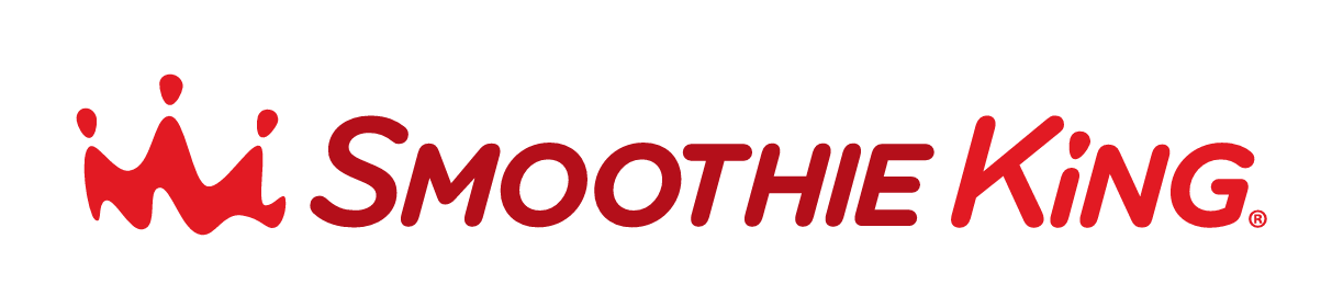 Smoothie King logo with a red crown and text.
