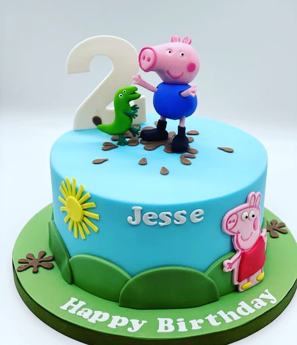 A birthday cake for a child named jesse