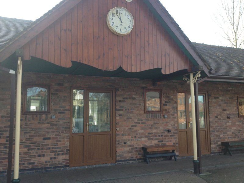cattery entrance wide shot