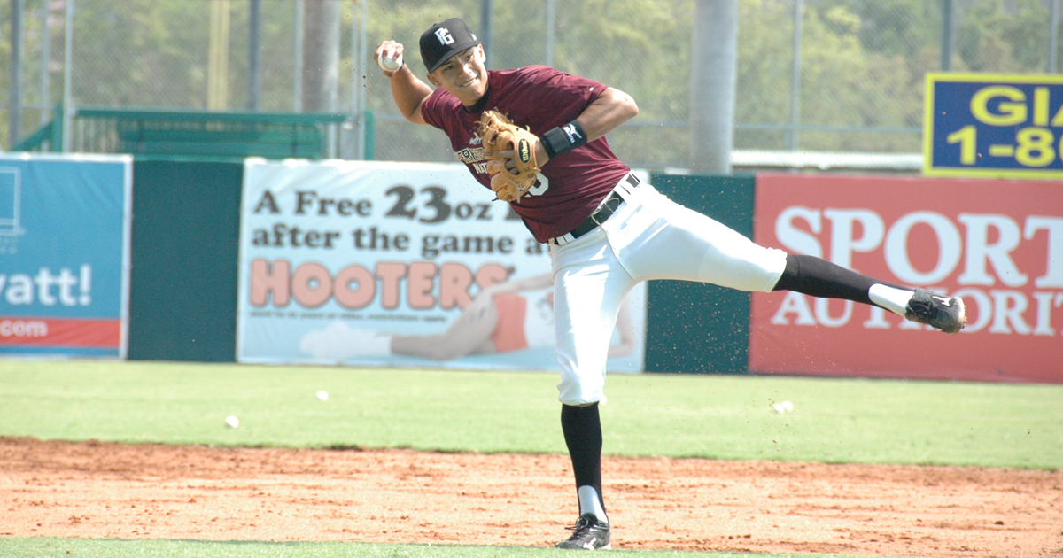 Carlos Correa playing baseball in high school