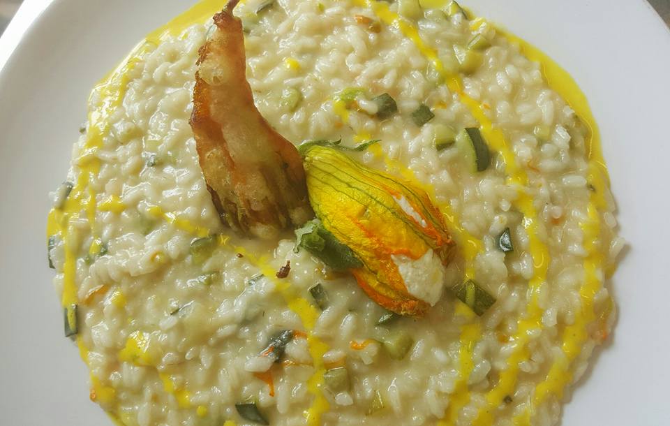 Citrus-flavoured risotto