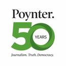 The logo for paynter 50 years journalism , truth , democracy.