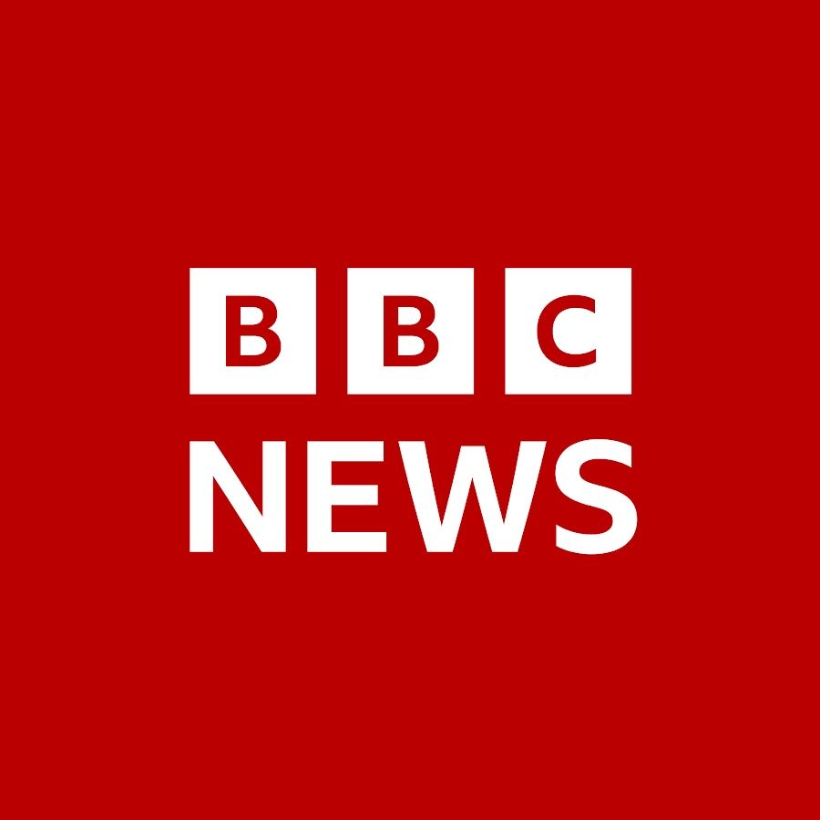 BBC News logo: white "BBC" in boxes above "NEWS" on a red background.