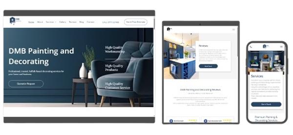 A website built by the best Web design & SEO specialist in Hadleigh near Ipswich in Suffolk.