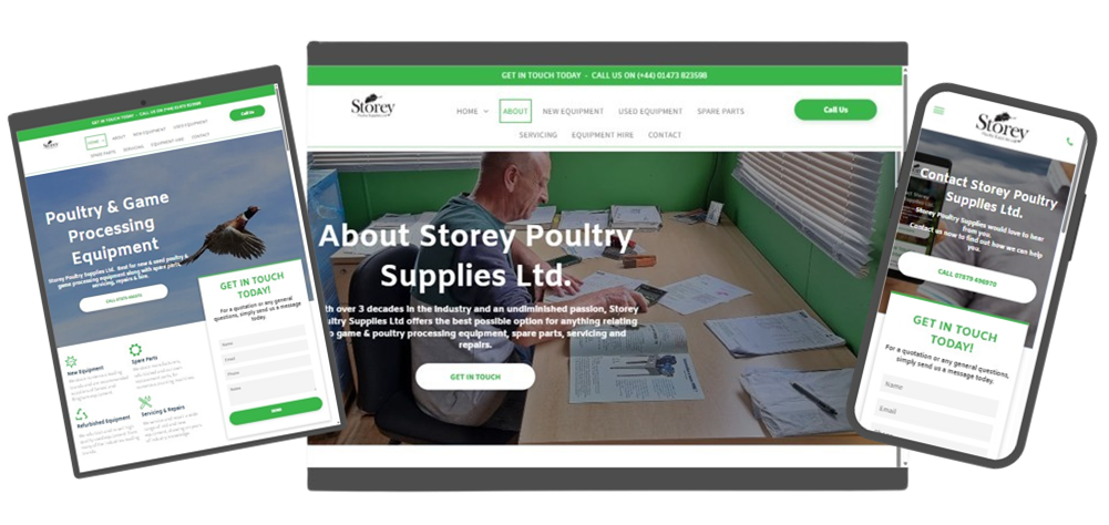 A website built by the best Web design & SEO specialist in Hadleigh near Ipswich in Suffolk.
