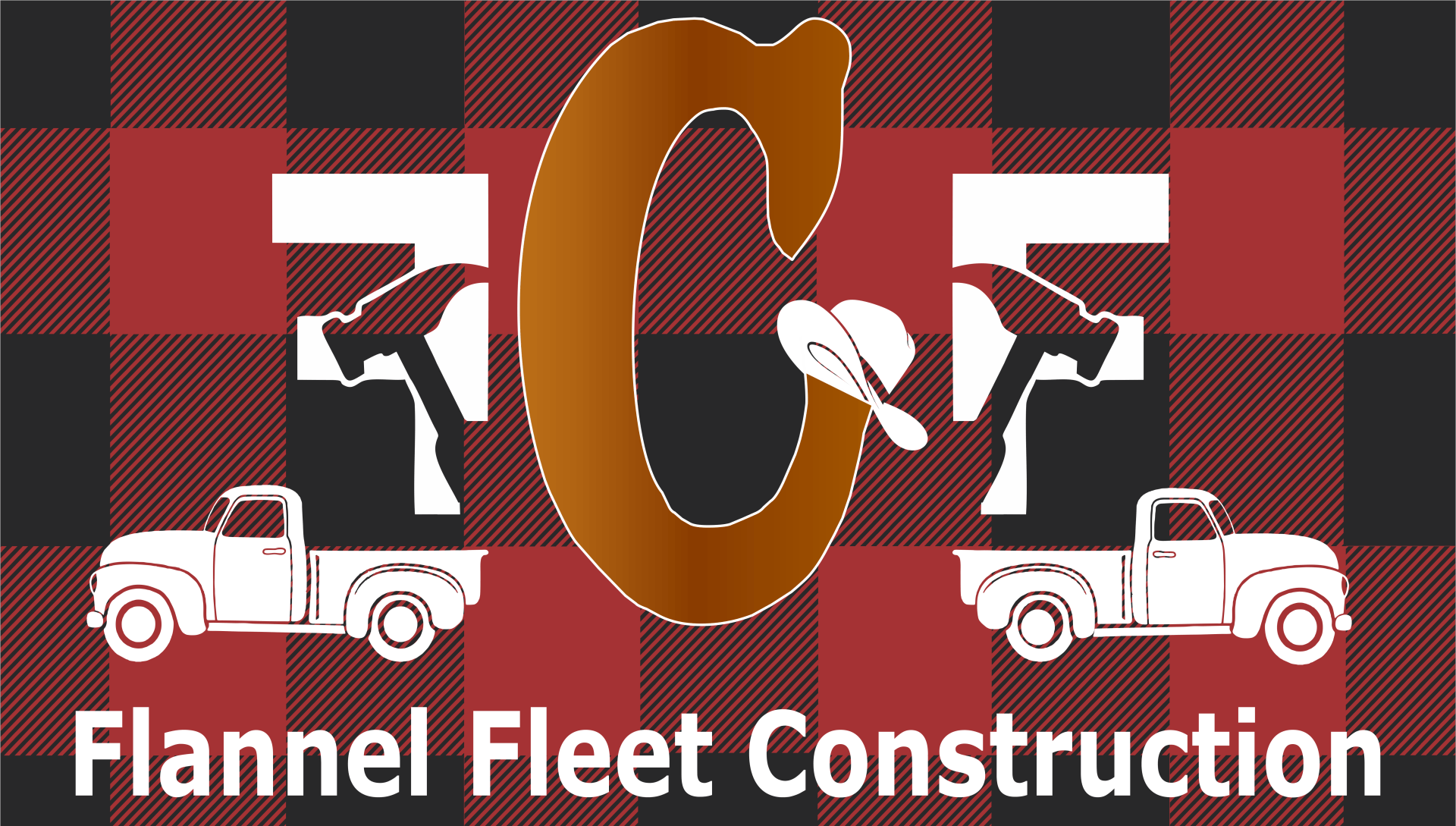 Flannel Man Belt Buckle Logo