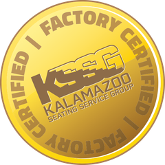 KSSG Kalamazoo Seating Service Group Factory Certified seal of quality