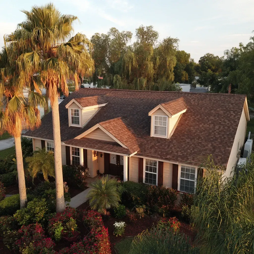 Choose durable and wind-rated asphalt shingle roofing Riverview FL systems designed for hurricane protection and enhanced curb appeal.