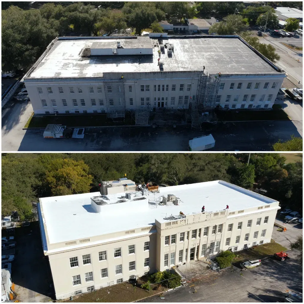 We provide smart planning and budgeting support via our commercial roof maintenance Riverview FL monitoring system.