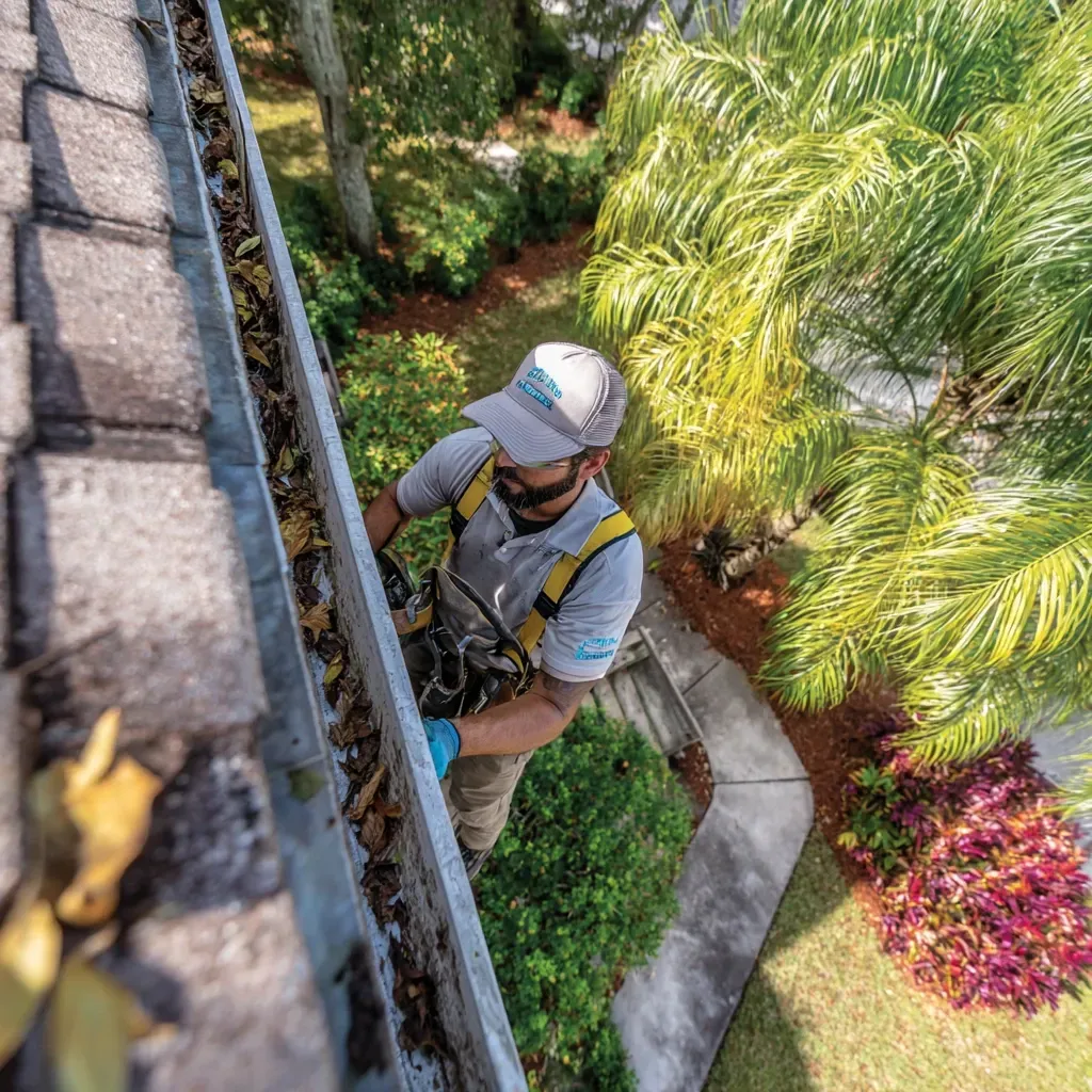 Our team specializes in seamless gutters, soffits, fascia, and maintenance Riverview FL with custom-fit aluminum gutters and PVC soffit panels.