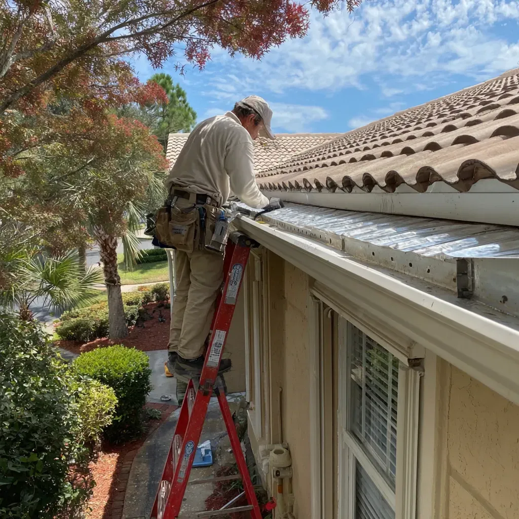 Choose our crew for expert gutters, soffits, fascia, and maintenance Riverview FL to prevent pooling water, leaks, and eave board rot.