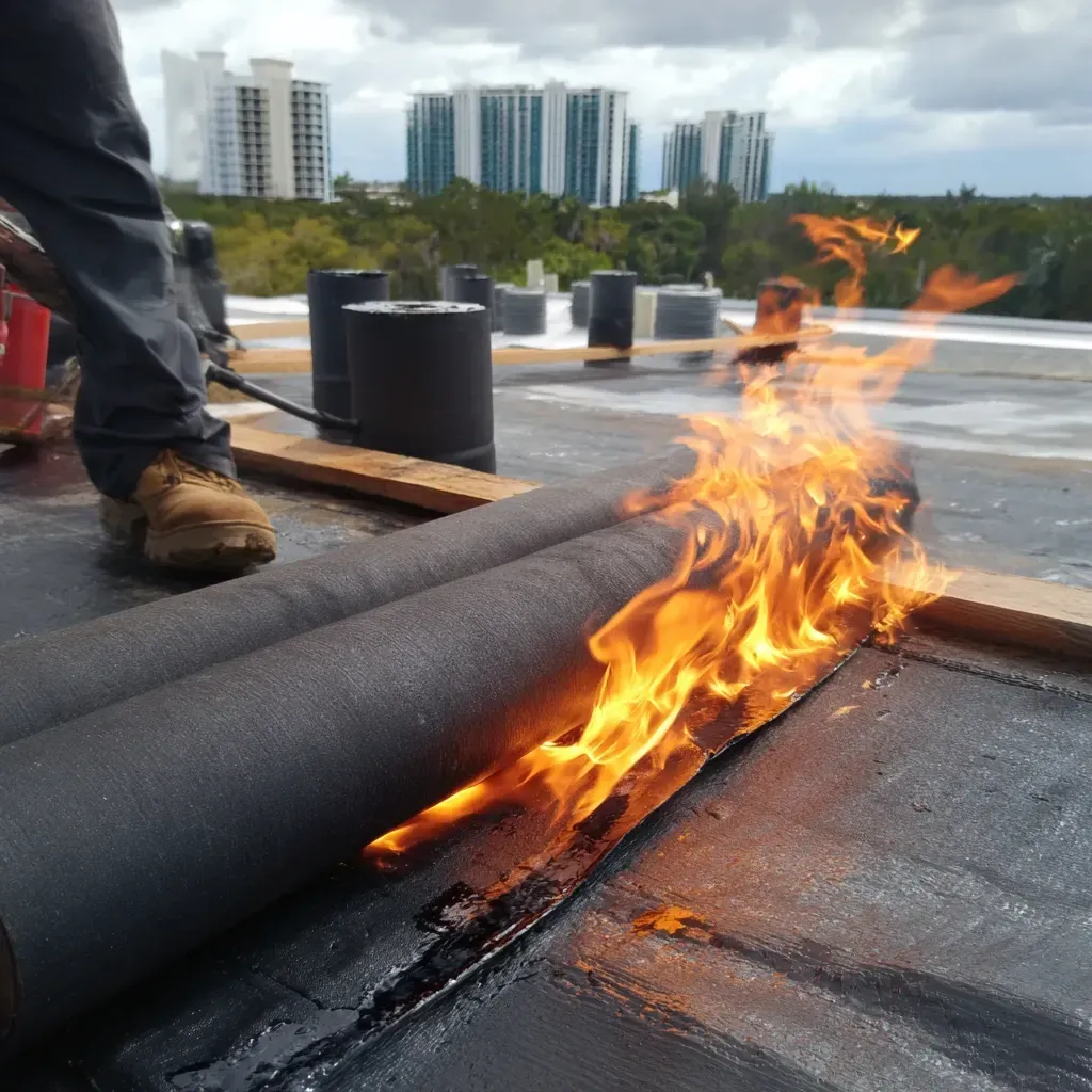 Long-lasting and low-maintenance flat roofing Riverview FL systems designed for Florida heat, storms, and heavy rain conditions.