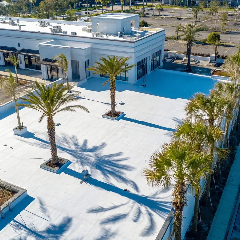 Our flat roofing Riverview FL specialists handle built-up roofing (BUR), modified bitumen torch application, and infrared inspections.