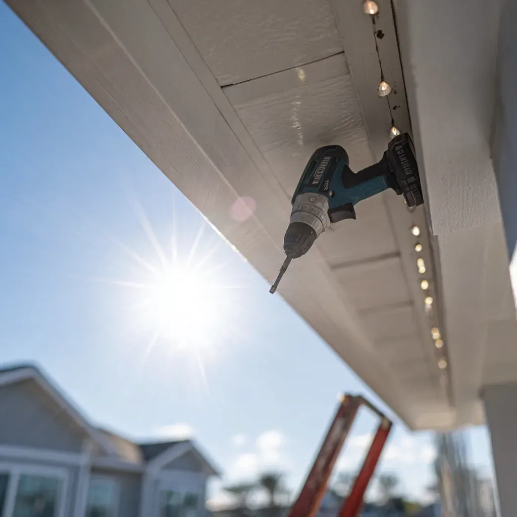 We install and repair all types of gutters, soffits, fascia, and maintenance Riverview FL including drip edge, gutter hangers, and perforated vented soffits.