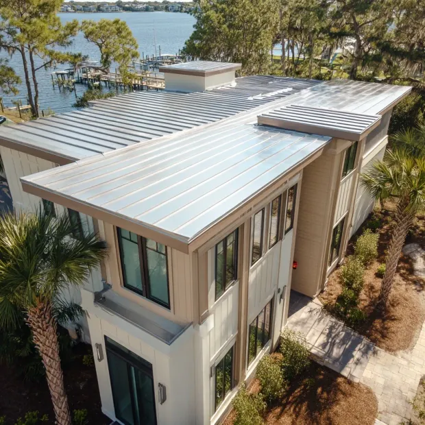 Experienced roofing contractors Riverview FL handling asphalt shingle roofing, architectural shingles, and high-wind rated systems.