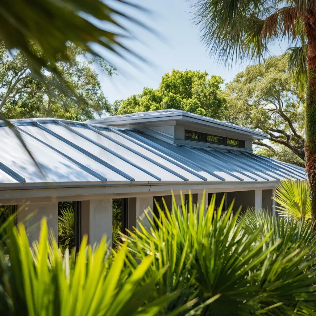 Residential and commercial metal roofing Riverview FL with watertight seams, UV resistance, and energy-efficient reflective coatings.