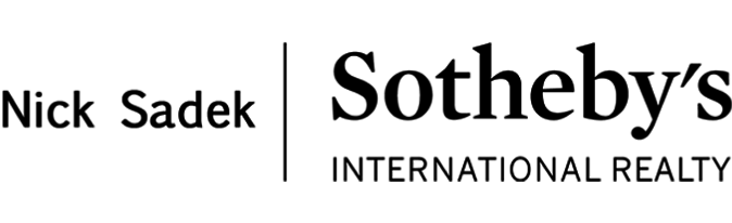 A black and white logo for sotheby 's international realty